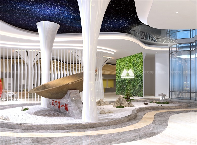 在企業(yè)展廳裝修設計中，如何運用品牌元素和視覺識別系統？