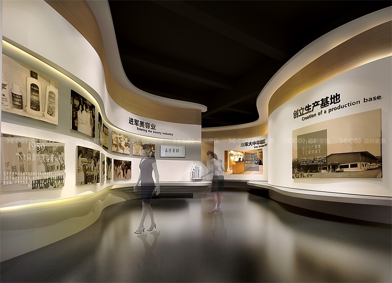 如何在企業傳統靜態展館裝修中展示企業的歷史？
